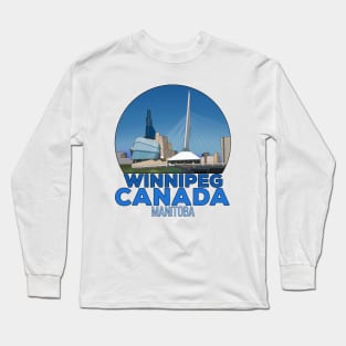 Esplanade Riel Winnipeg Canada Long Sleeve T-Shirt